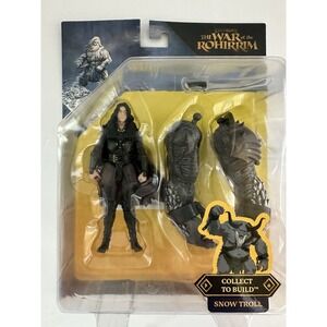 MCFARLANE LORD OF THE RINGS WAR OF THE ROHIRRIM WULF FIGURE SNOW TROLL BAF